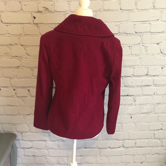 Merona Wool Berry Double Breasted Coat - Picture 3 of 6